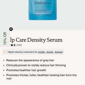 Living Proof Scalp Care Serum- new unopened